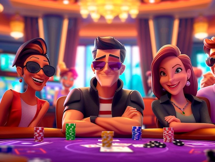 Menu permainan live dealer dan slot di aplikasi